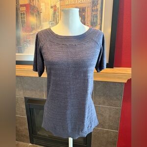 NWT Loft gray shirt sleeved sweater